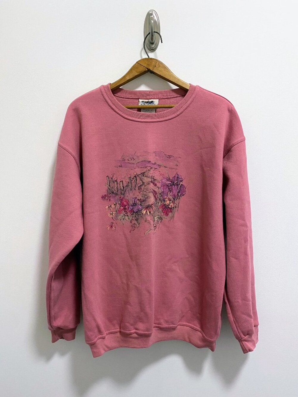 Vintage Mauve Grandmacore Sweatshirt / 90s / Northern Reflections